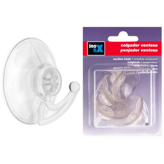 Support Ventouse Transparent 42mm (BLISTER 4 Unites) Inofix
