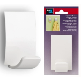 Portemanteau Adhesif. Blanc - INOFIX