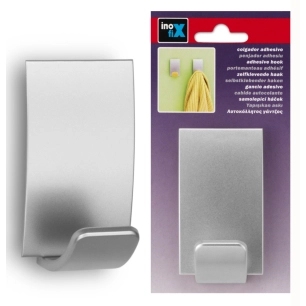 Portemanteau Adhesif Chrome Mat - INOFIX