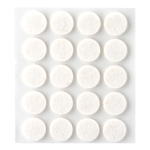 Patin Feutre Lainex20 Adh Diam17mm - INOFIX