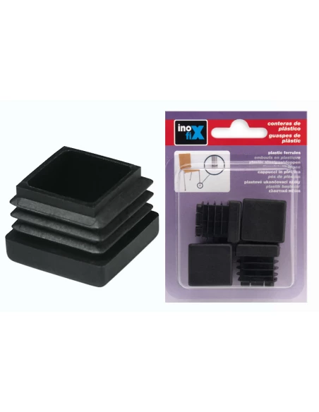 Embout X4 Interieur Carre 20mm Noir - INOFIX