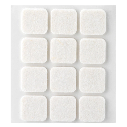 Patin Feutre Lainex12 Adh 22x22mm - INOFIX