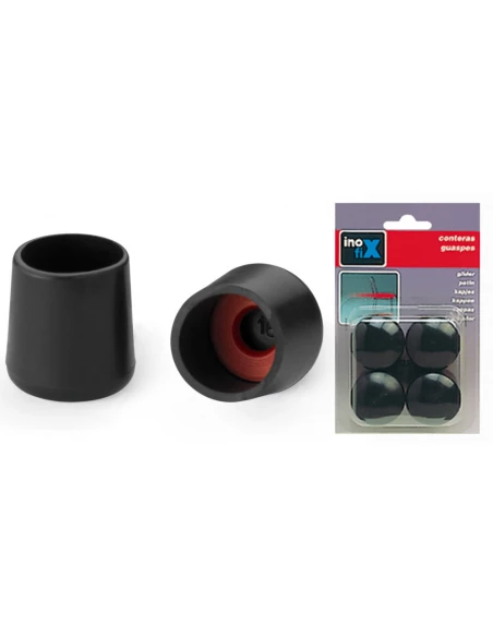 Embout Rondx4 Pour Diam20 Noir - INOFIX