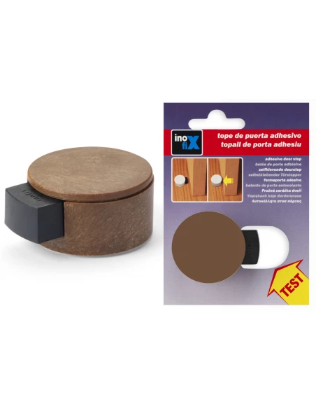 Butee Porte Adh Amort Coloris Bois - INOFIX