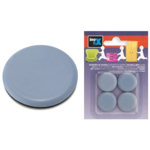 Patins Glissx4 Meuble Diam50mm Gris - INOFIX