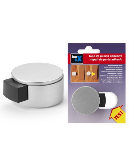 Butee Porte Adh Amortis Chrome Mat - INOFIX