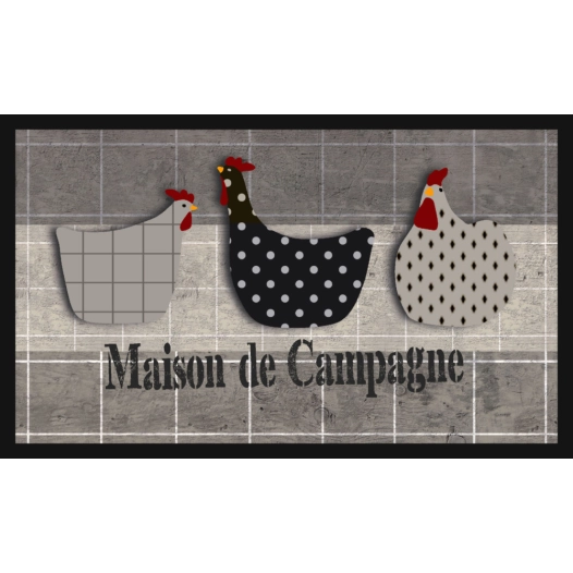 Tapis Velvet Maison de Campagne 45x75cm sur cintre - MERCURY
