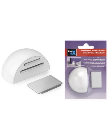 Butee De Retention Magnetique Adhesive Chrome Mat (BLISTER) Inofix