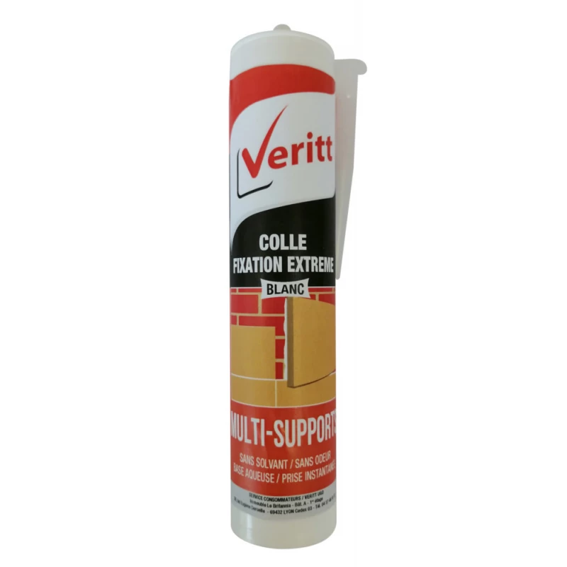 Mastic hybride extrême 280ml blanc - VERITT