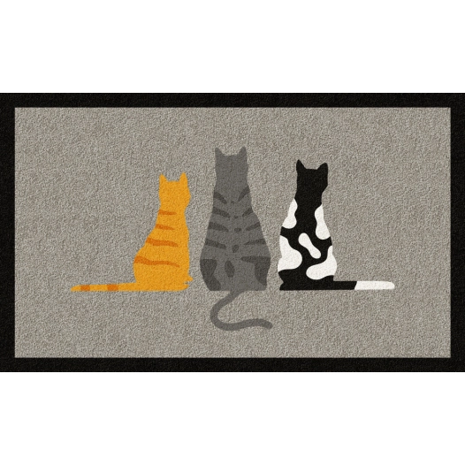 Tapis Velvet Chat De Dos 45x75 - MERCURY