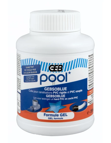 Colle PVC rigide, Gebsoplast Gel, GEB, Colle, Mastic, Colle PVC rigide, Gebsoplast Gel