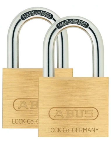 2 Cadenas 40mm Laiton Leger Blist - ABUS
