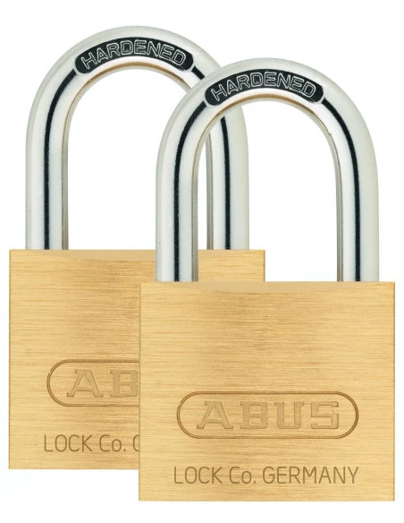 2 Cadenas 40mm Laiton Leger Blist - ABUS