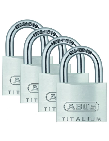 4 Cadenas 40mm Titalium Blister - ABUS