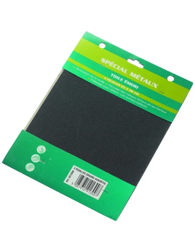 Toile Emeri 3 Feuilles Grain Moyen - SAVY