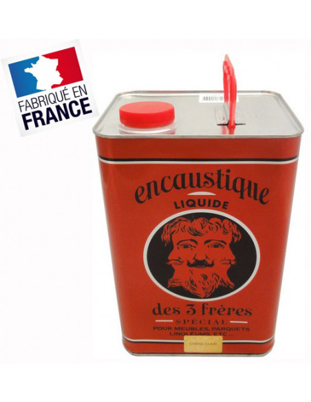 Encaustique Chene Fonce 5l - LES TROIS FRERES