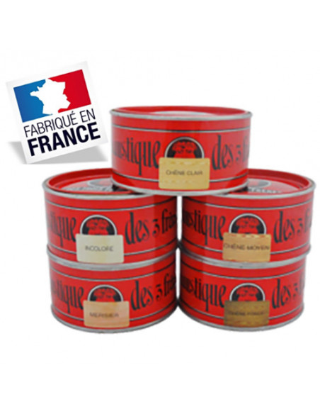Encaustique Chene Moyen 400 Gr - LES TROIS FRERES