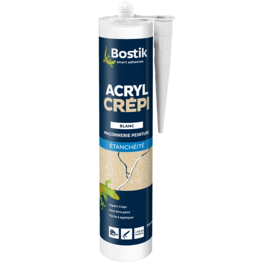 BOSTIK Acryl crépi_310ml_blanc - BOSTIK