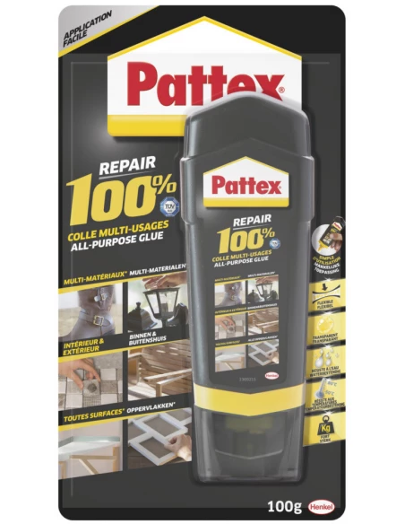 Pattex 100% Colle Bouteill 100g New - PATTEX