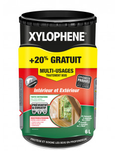 Xylophène bois multiusages 5l+1l gratuit - XYLOPHENE - 3261543118233 -  - 602142