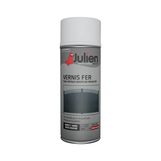 Vernis Fer Incolore Brillant 400ml - JULIEN