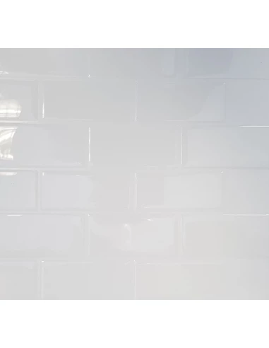 Carrelage Adhesif 3d Faience Blanc - ACCESS DECO