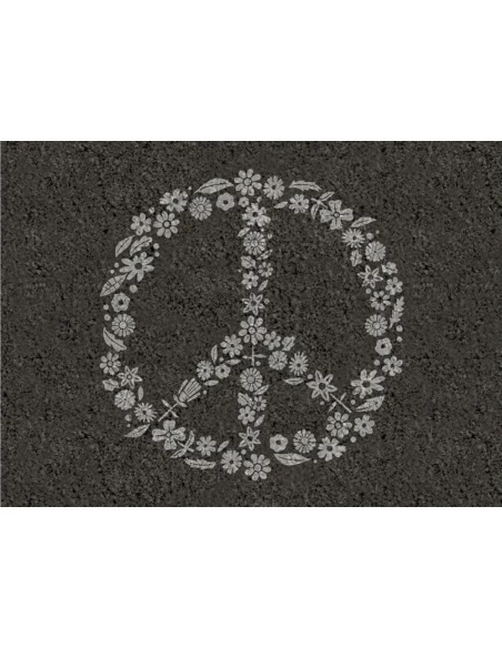 Tapis Country Ss B Peace Beig 55x70 - MERCURY
