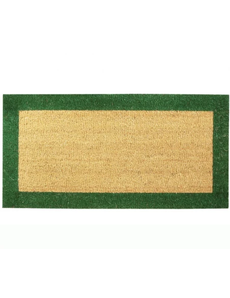 Tapis Coco Bicolor Vert 40x80 - BTB TAPIS BENOIT