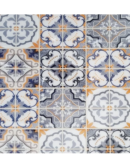 Carrelage Adhesif 3d Vintage Jaune - ACCESS DECO