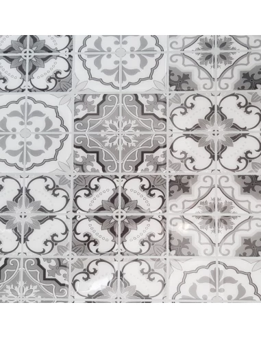 Carrelage Adhesif 3d Vintage Noir - ACCESS DECO