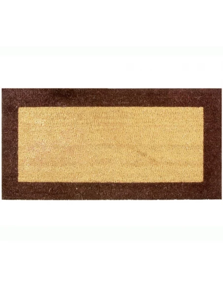 Tapis Coco Bicolor Marron 40x80 - BTB TAPIS BENOIT
