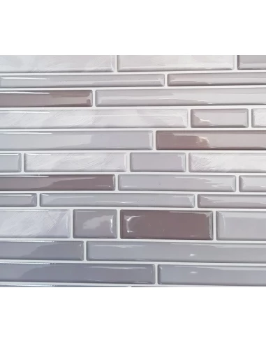 Carrelage Adhesif 3d Parement Gris - ACCESS DECO