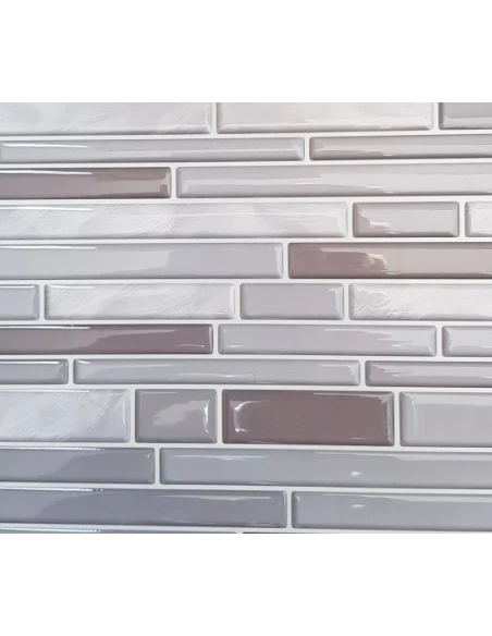 Carrelage Adhesif 3d Parement Gris - ACCESS DECO