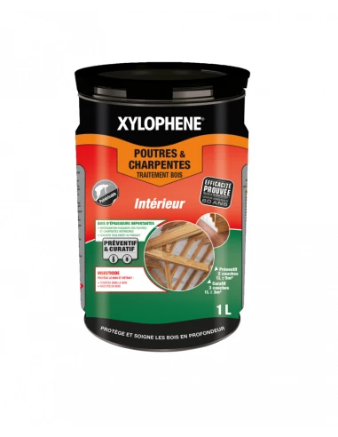 Xylo Phase Aqueuse Poutre Et Charpente 1 litre - XYLOPHENE
