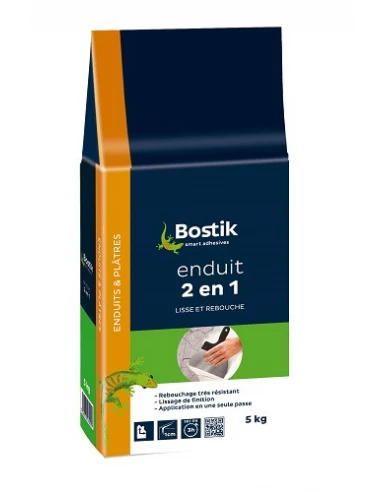 BOSTIK Enduit 2-en-1 poudre_5kg - BOSTIK