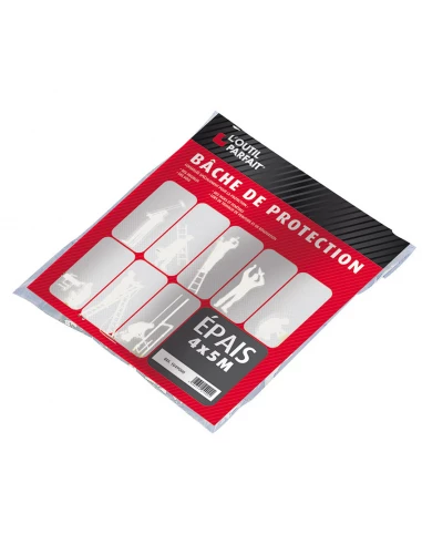 Bache Protection Epaisse 4x5ml - L'OUTIL PARFAIT