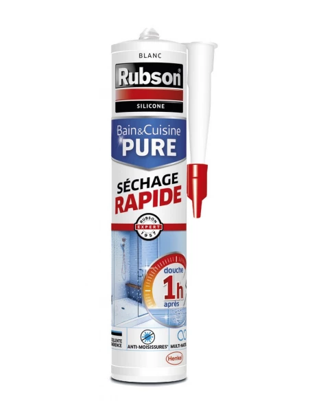 B&C Pure Sechage Rapide Blanc 280ml - RUBSON