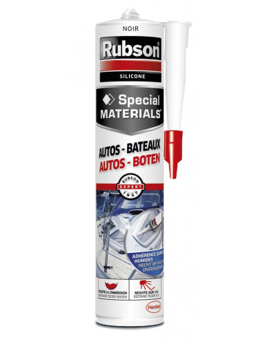 Mastic Auto-Bateau Rubson Noir Étanchéité Polymère Haute Performance - Rubson