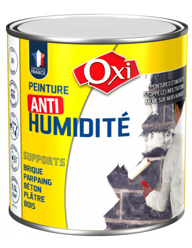 Peinture Anti-humidité 0.5 litre blanc - OXI