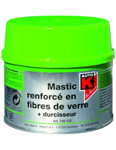 Mastic Renforcé en Fibres de Verre + Durcisseur - AUTO K