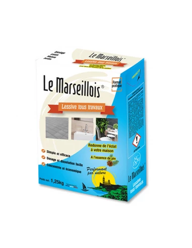 MARSEILLOIS Lessive_1_25kg - LE MARSEILLOIS