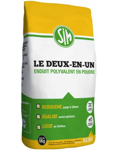 Sim Les Deux En Un Lisse Pdre 5kg - SIM