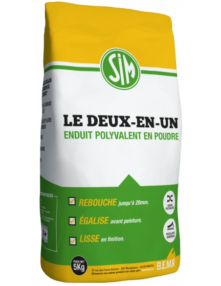 Sim Les Deux En Un Lisse Pdre 5kg - SIM