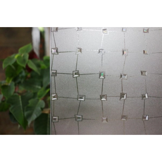 20 Film Vitrostatique 3d 45cm Grille - ACCESS DECO