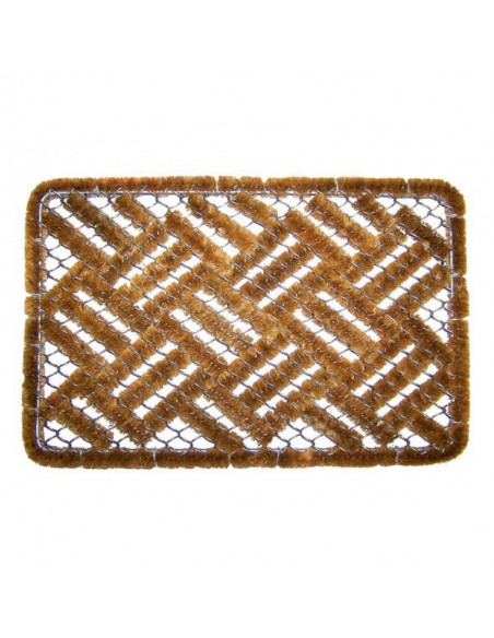 DECORMAT Grille métal + coco_40x60cm - DECORMAT