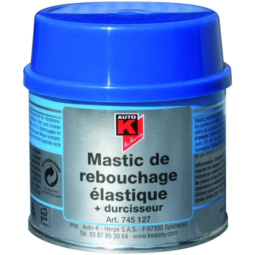 Mastic de Rebouchage élastique + Reboucheur - AUTO K