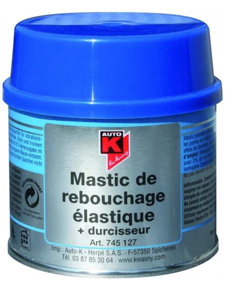 Mastic de Rebouchage élastique + Reboucheur - AUTO K