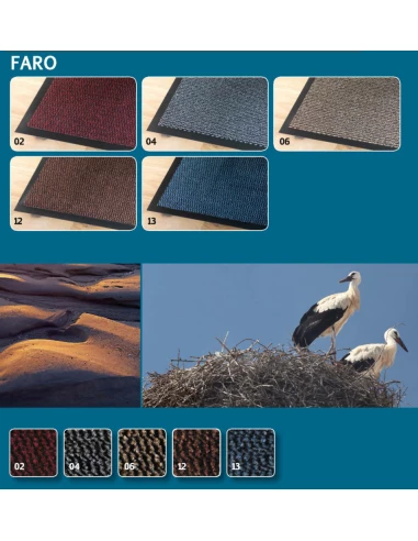 DECORMAT Tapis Faro_marron_40x60cm - DECORMAT