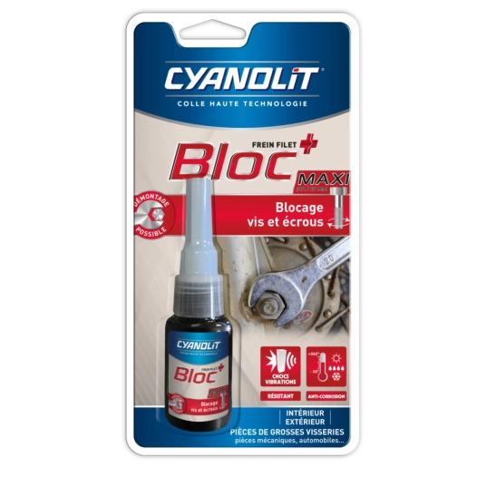 Bloc + Max Resine Freinage 10ml - CYANOLIT