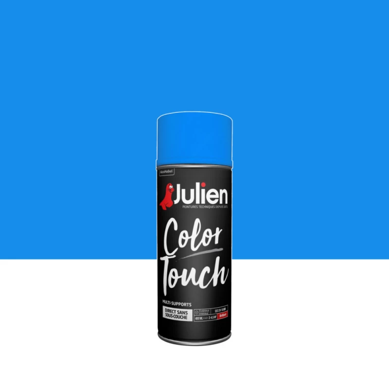 Aérosol Deco Brillant Bleu Radieux 400ml - JULIEN